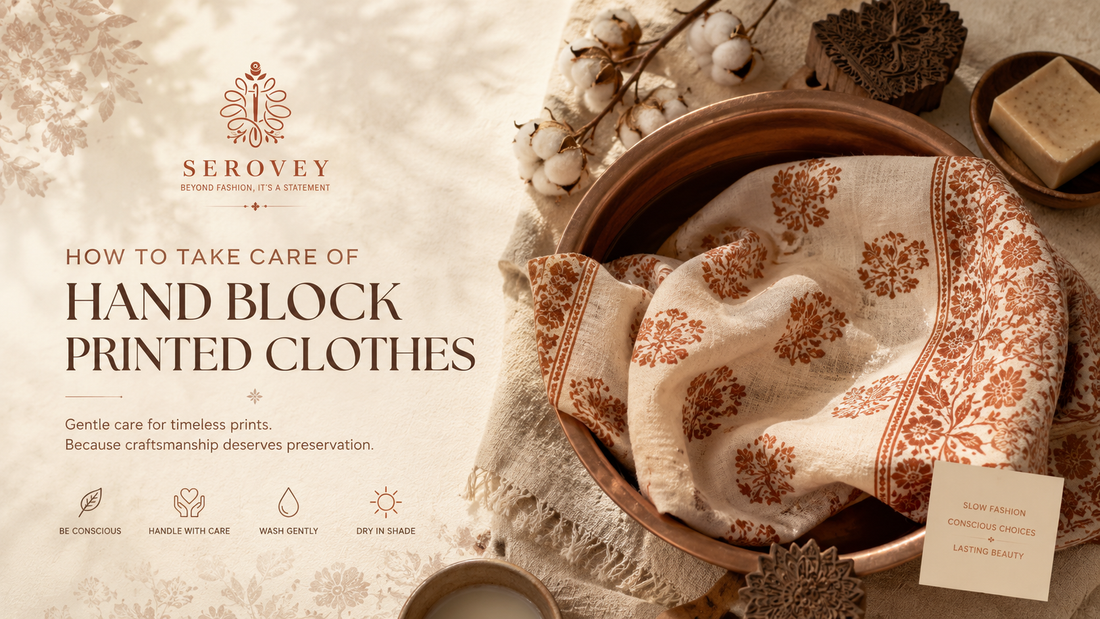 How to Wash Hand Block Printed Cotton Clothes: A Complete Care Guide