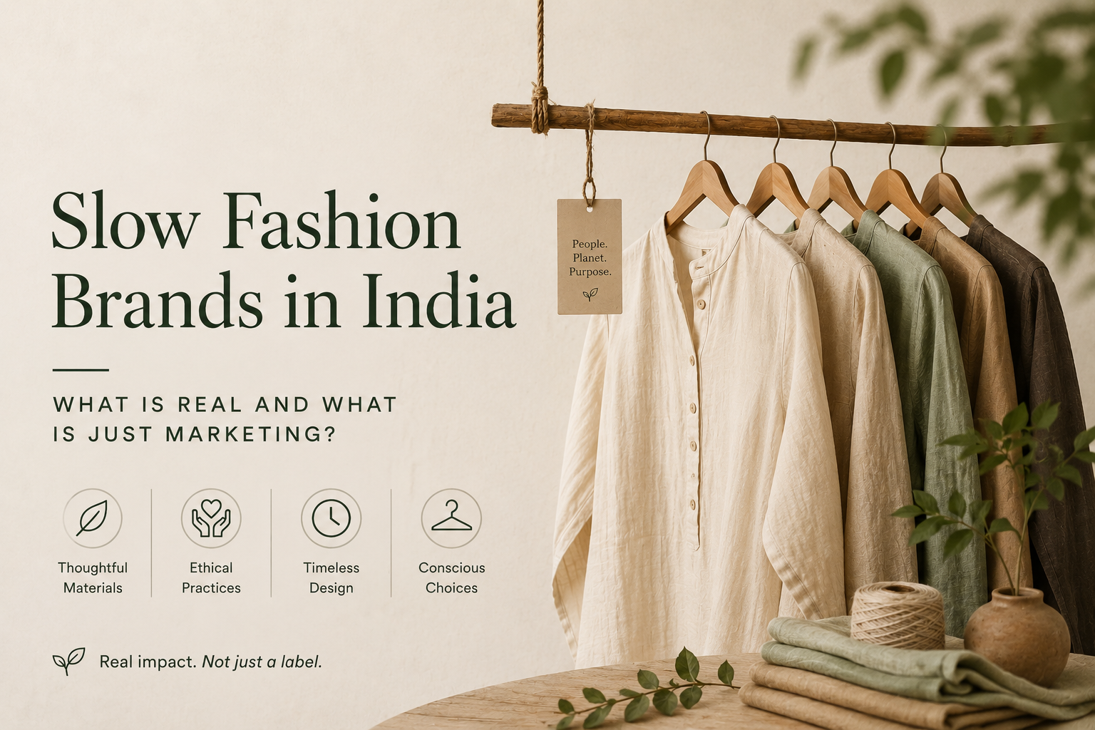 Slow Fashion Brands India 2026: What's Real and What's Just Marketing