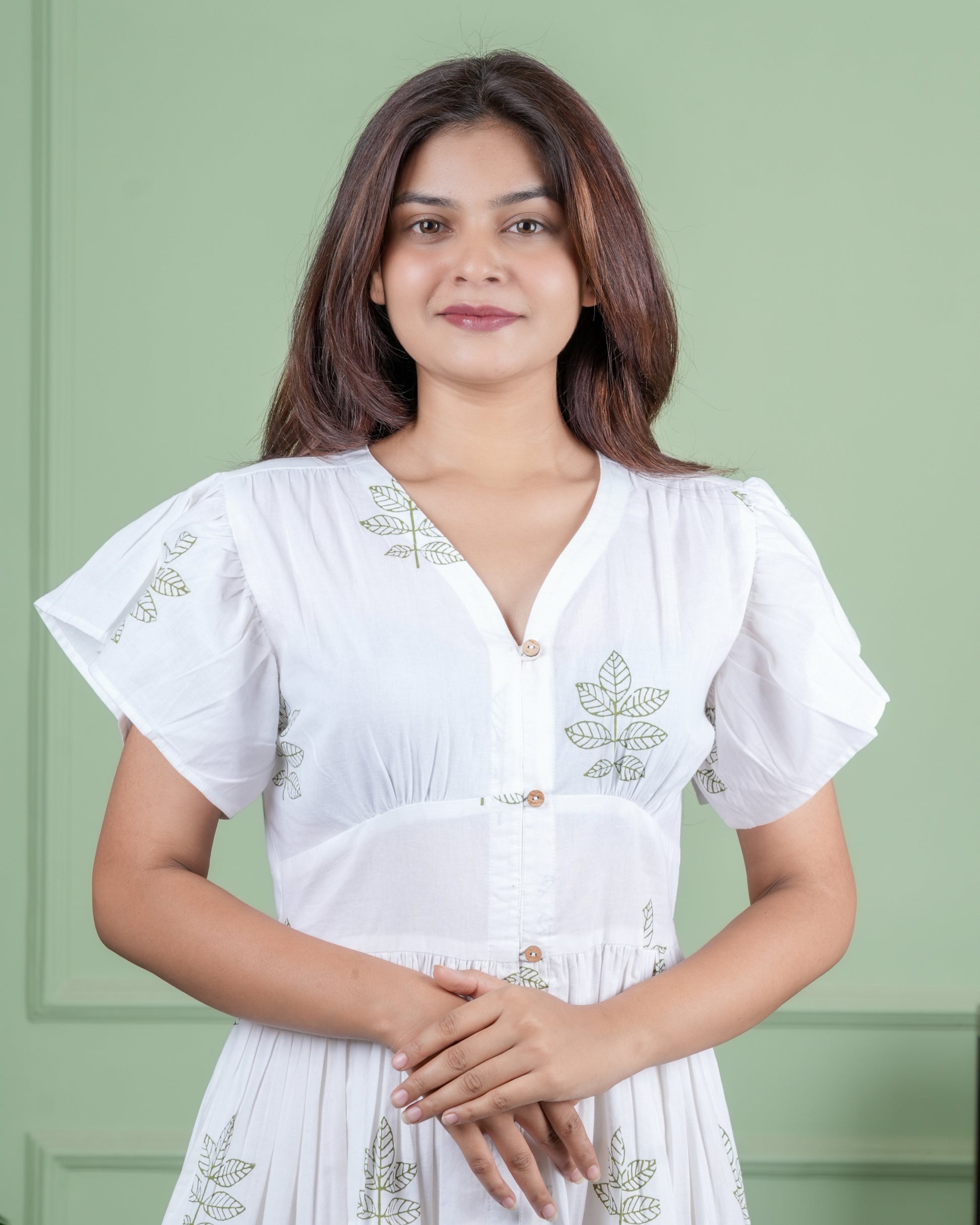 Hand-Block printed Cotton Dress