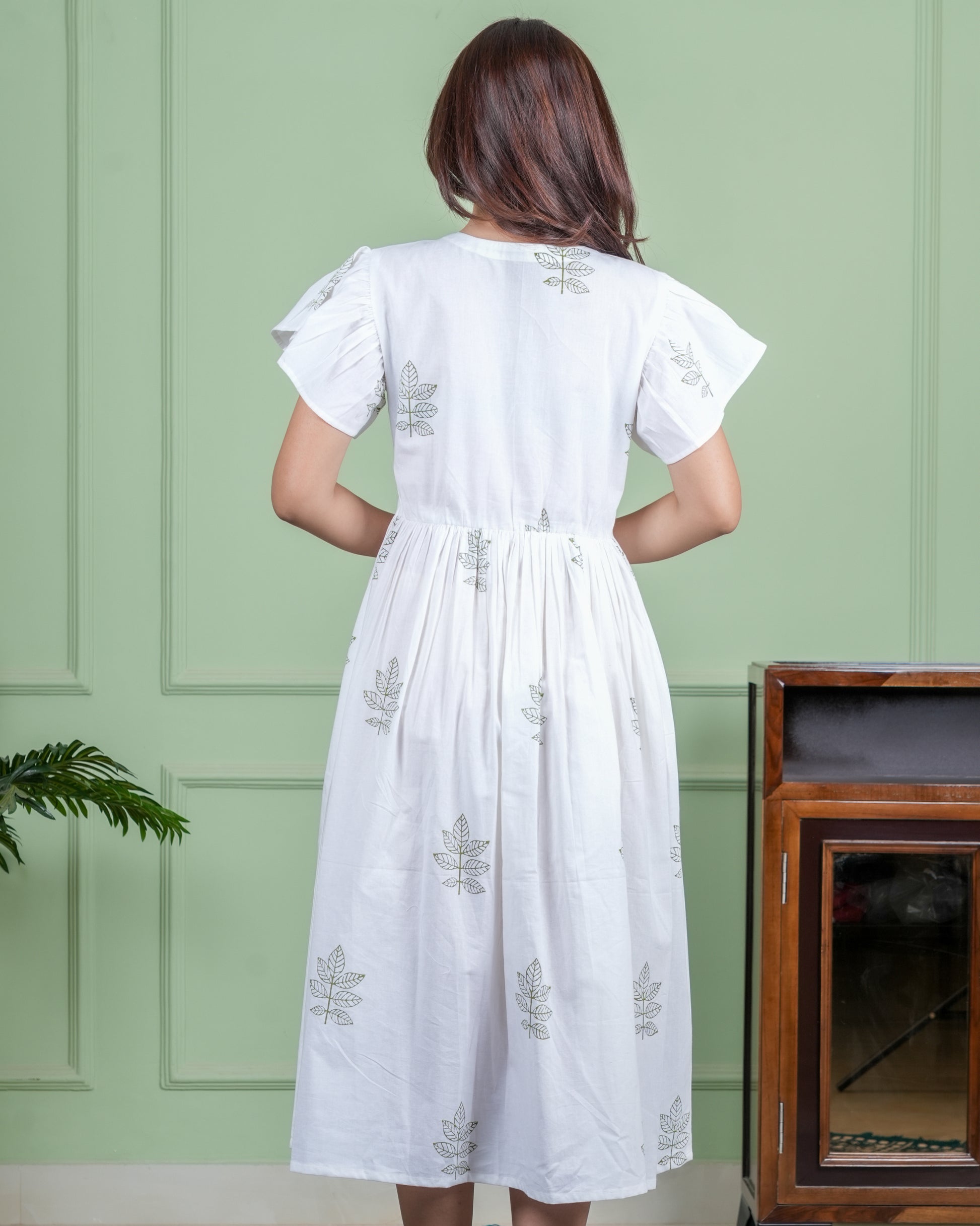 Hand-Block printed cotton Dress