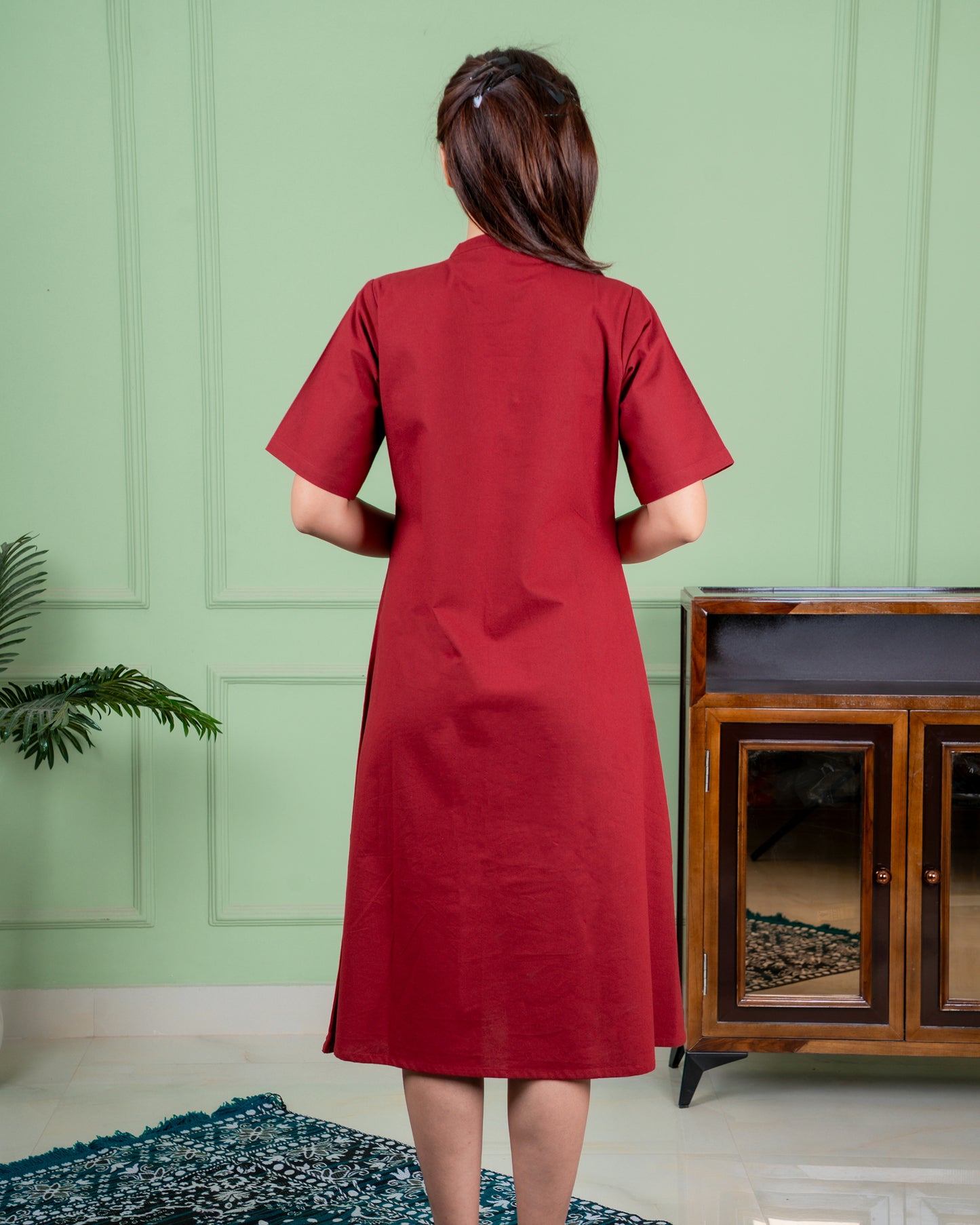Hand Painted Cotton Dress