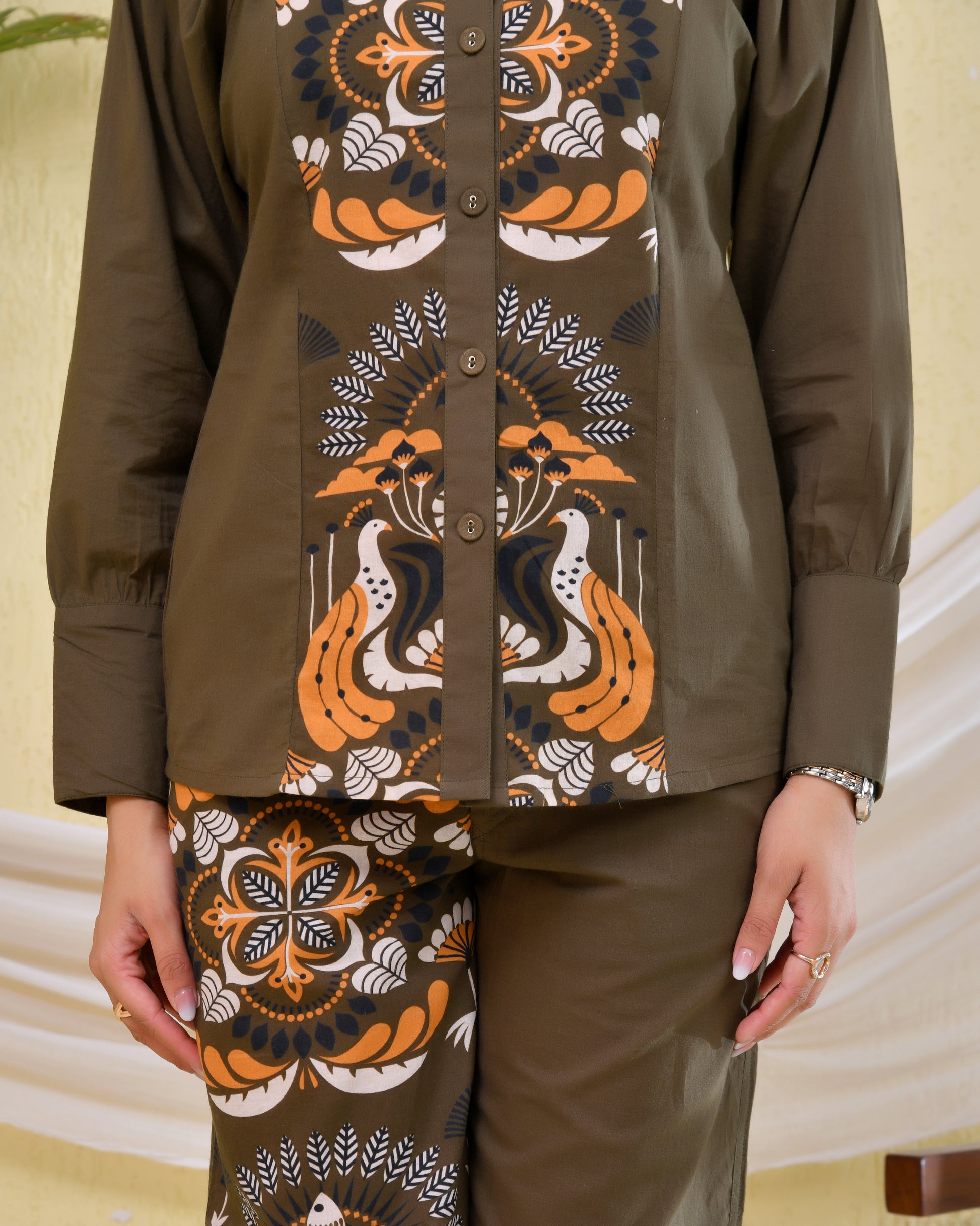 Printed Cotton Co-ord Set