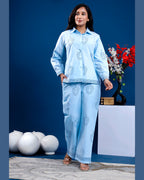 Women hand-block printed cotton co-ord set