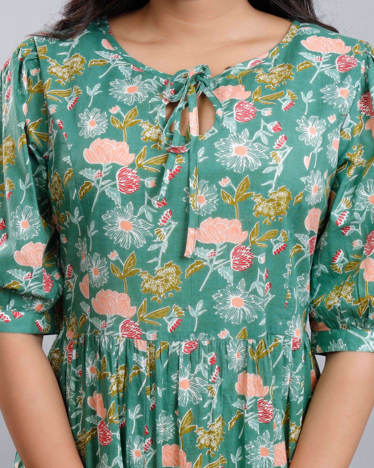 Women Printed cotton Dress