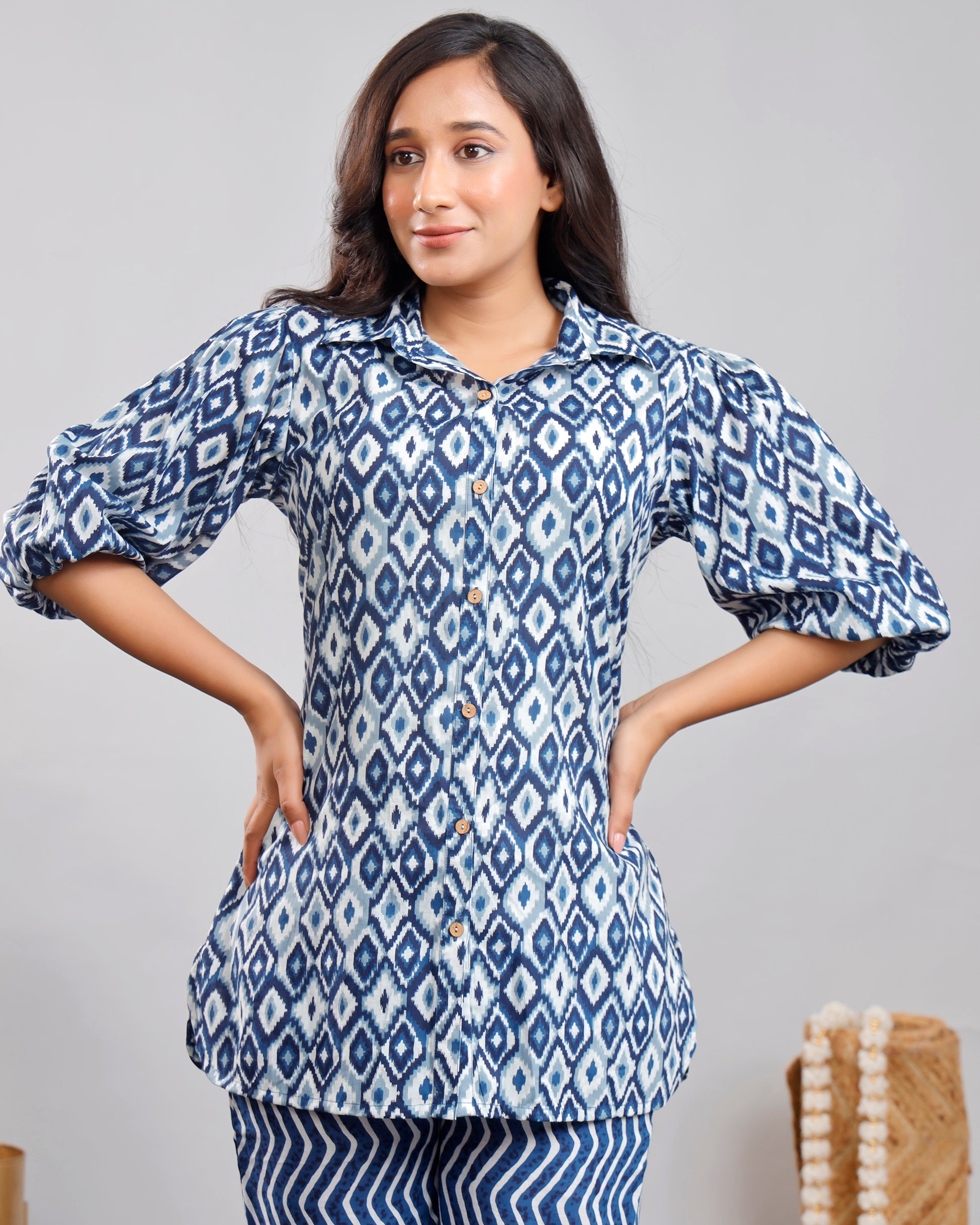 Women Printed Cotton kurta Set