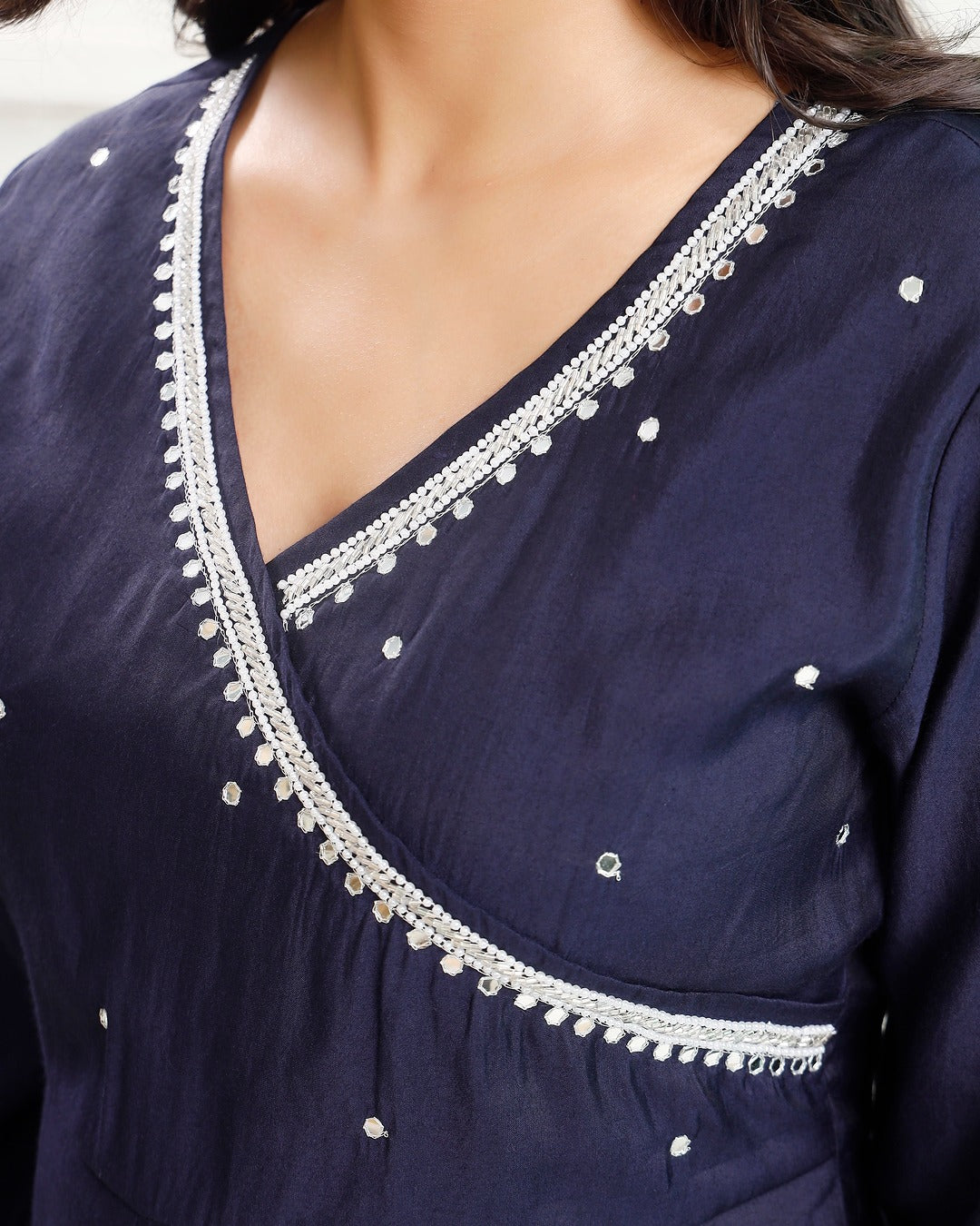 Women Hand Embroidered Cotton kurta set