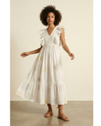 Women hand block printed cotton dress