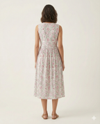 Hand block Printed cotton dress