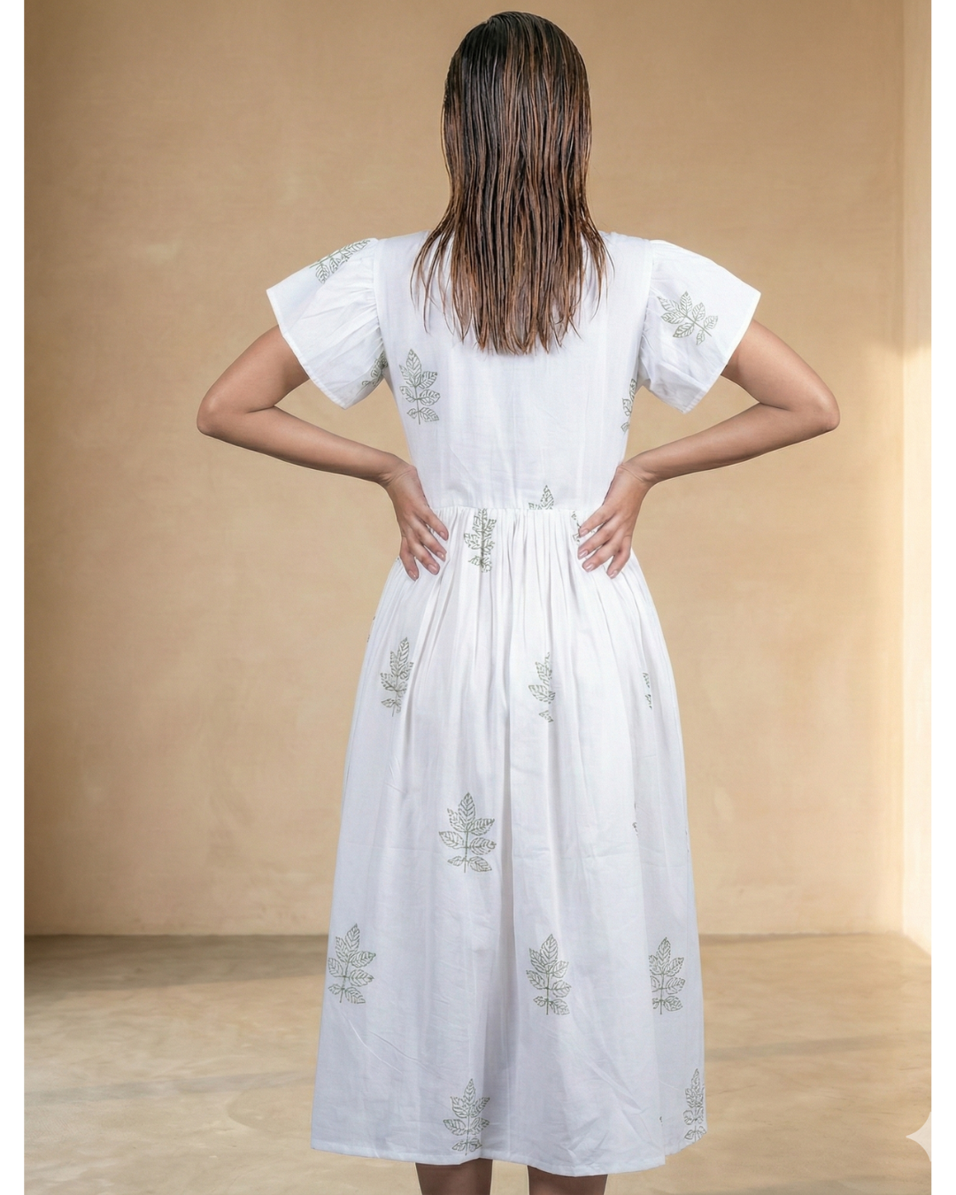 Hand Block Printed cotton dress