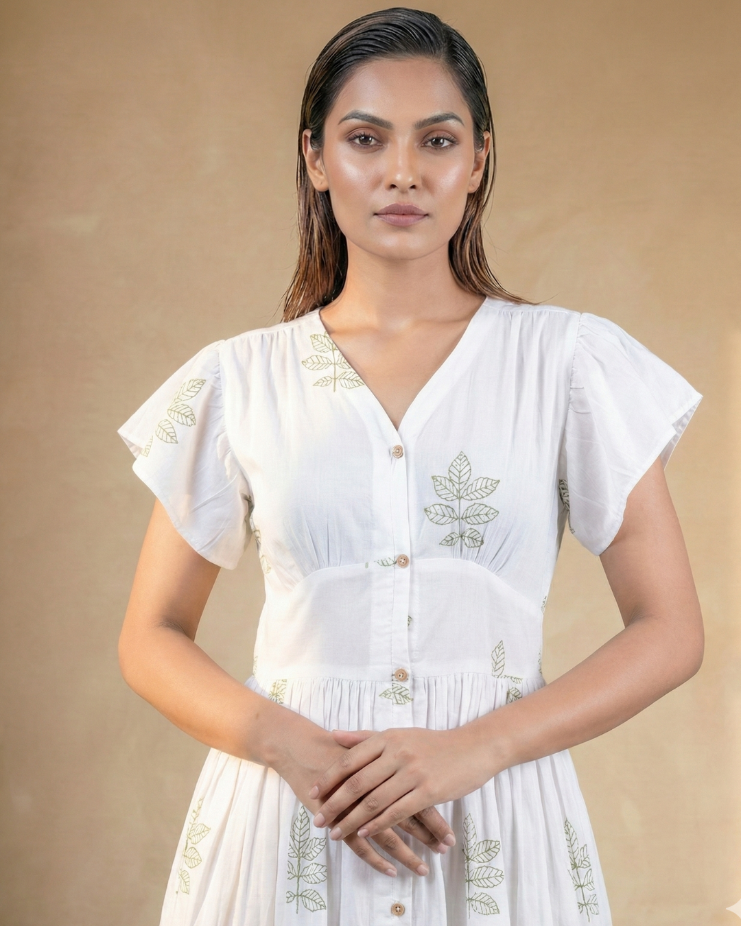 Hand Block Printed cotton dress