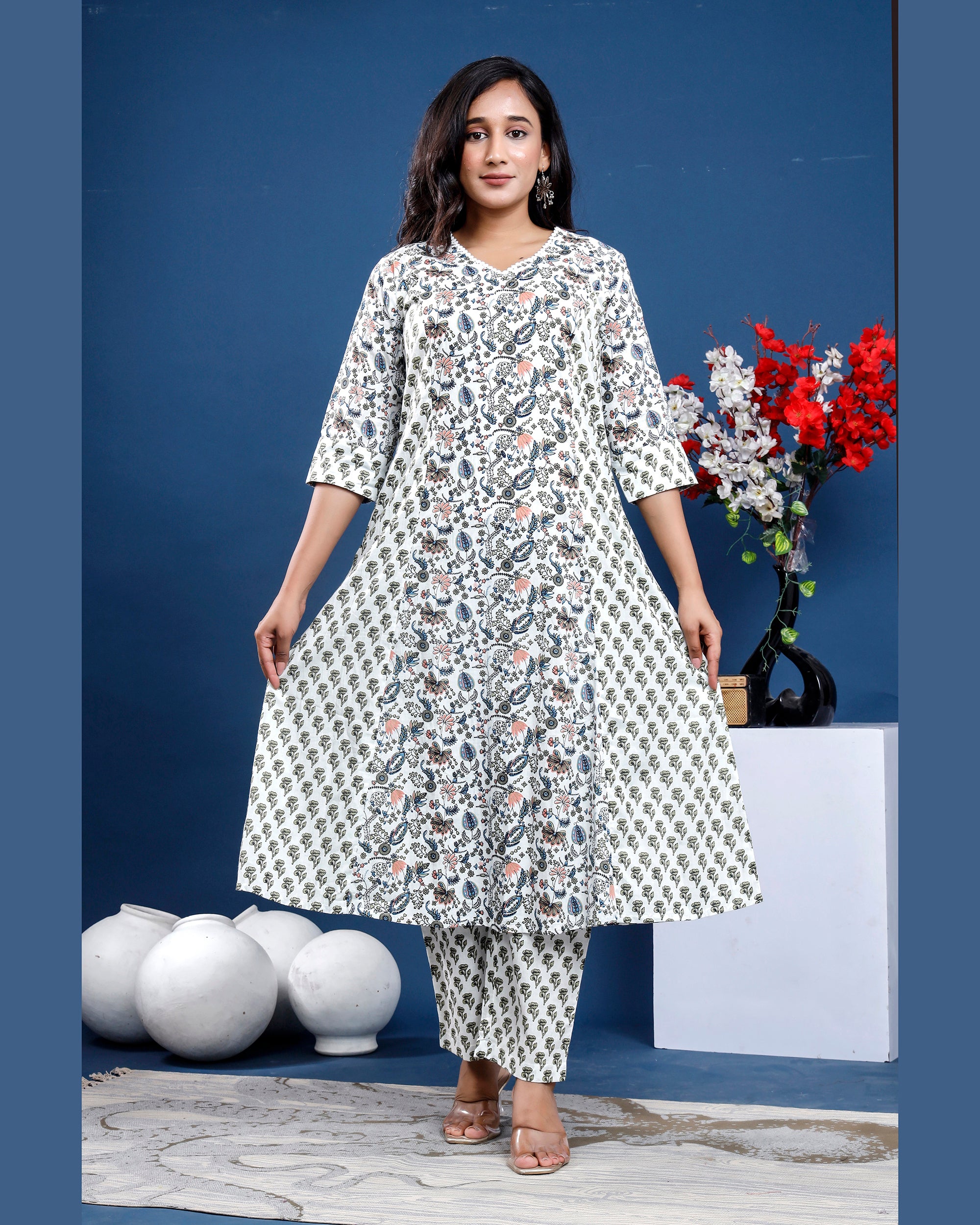 Women Printed kurta set