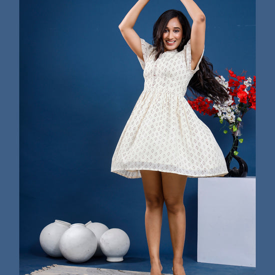Women Hand-block printed cotton dress