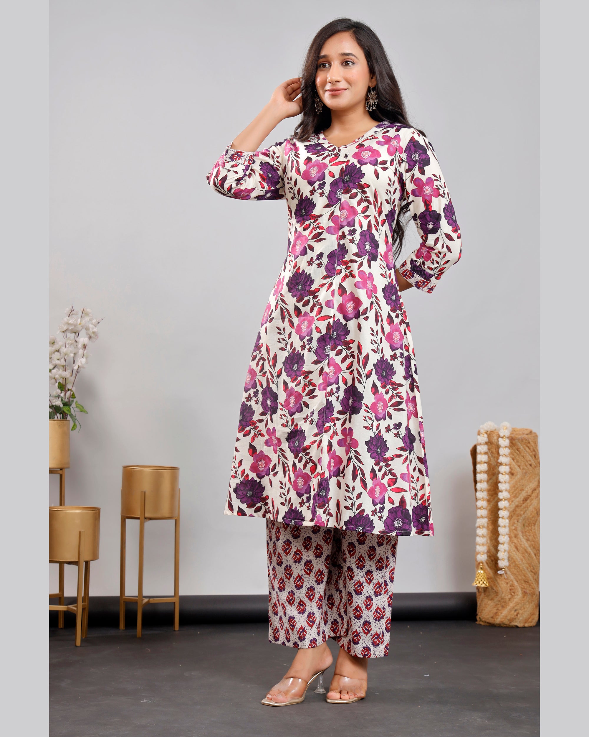 Women Printed Cotton Dress